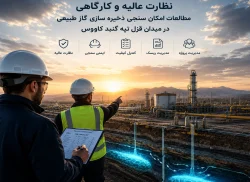 20-نظارت عالیه و کارگاهی بر مطالعات امکان‌سنجی ذخیره‌سازی گاز طبیعی در میدان قزل‌تپه گنبدکاووس