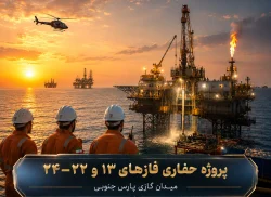 31-حاکمیت فنی در توسعه فازهای ۱۳ و ۲۲-۲۴ پارس جنوبی هدایت عملیات حفاری در بزرگترین میدان گازی مشترک جهان